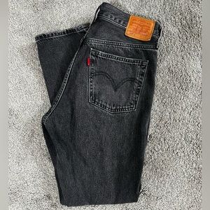 Black Levi 501 High Waisted